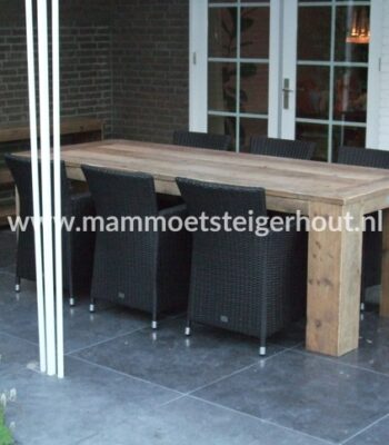 Steigerhout Tuin Tafel Livigno