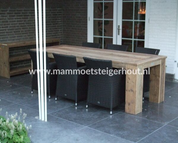 Steigerhout Tuin Tafel Livigno