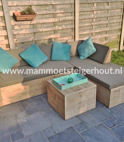 Steigerhout Hoekbank Napels
