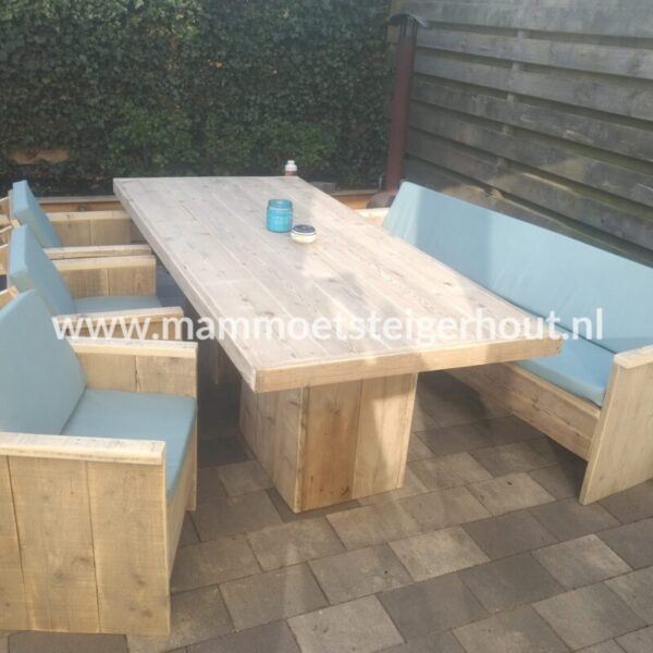 Steigerhout Tuinset Palermo 4-6 personen