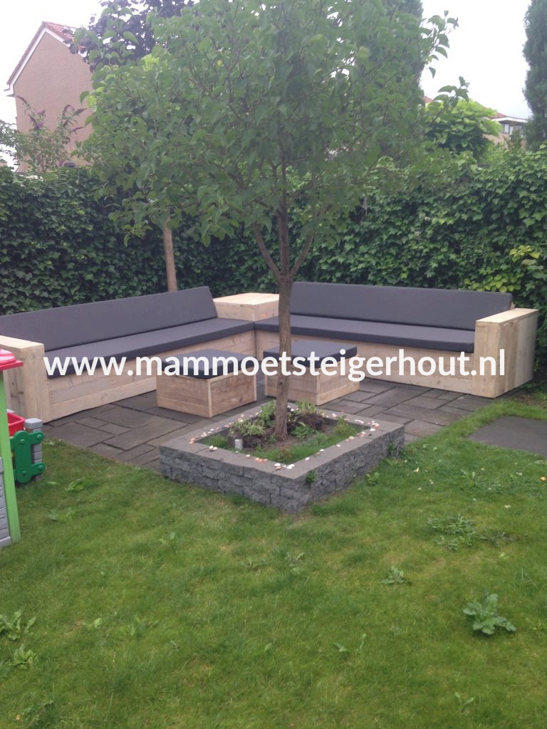Steigerhout Loungeset Adria