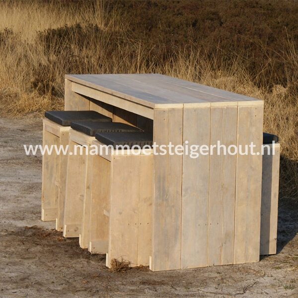 Steigerhout Barset Portofino