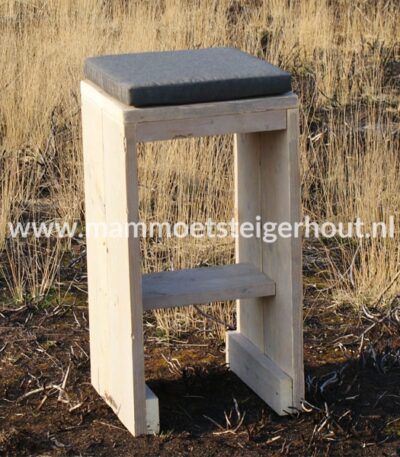 Steigerhout Barkruk Norcia