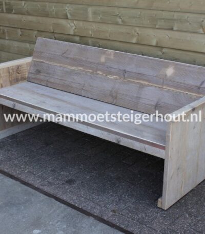 Steigerhout bankje Levanto