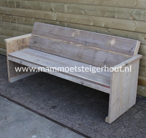 Steigerhout bankje Levanto