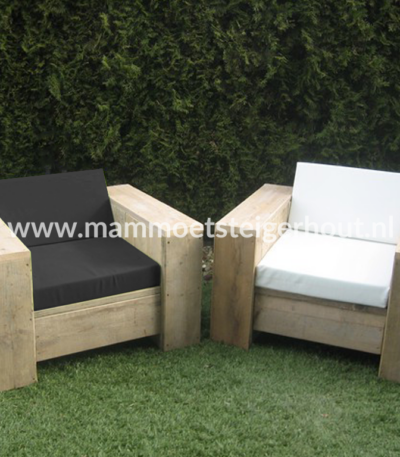 Steigerhout Loungestoel Noto