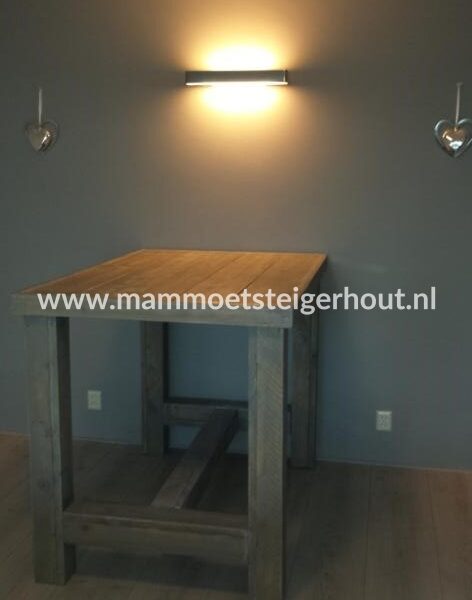 Steigerhout Bartafel Blokpoot