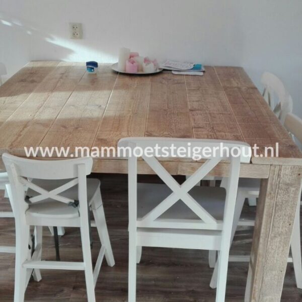 Steigerhout tafel Vierkant