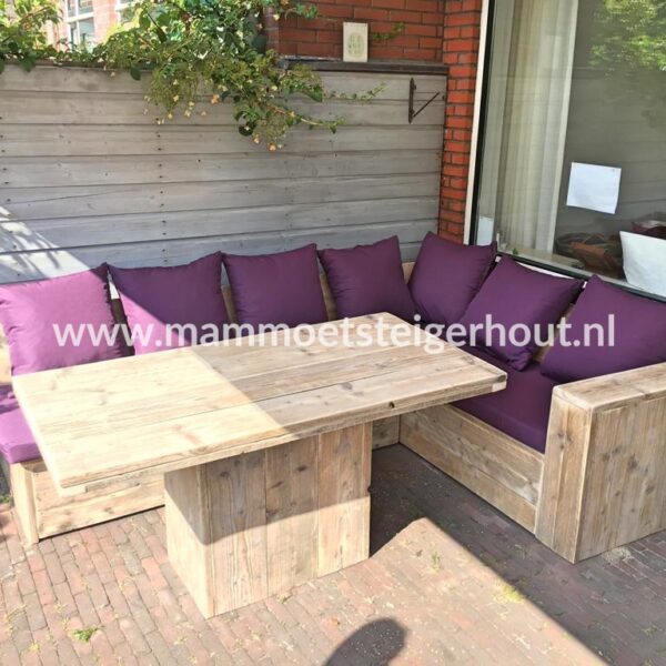 Steigerhout Hoekbank Dining